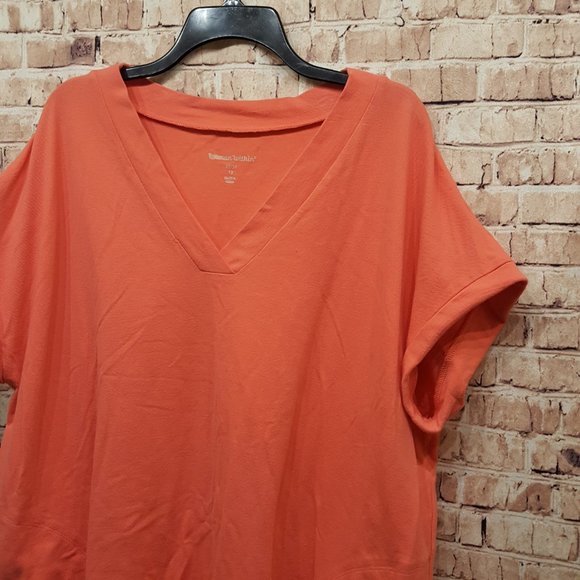 Woman Within Top with Pockets Size 1X  (22-24) - Picture 4 of 12